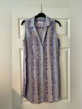 Equipment silk dress, size small